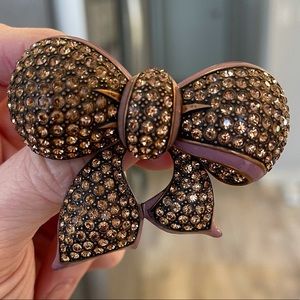 Joan Rivers coffee crystals lavender ribbon bow